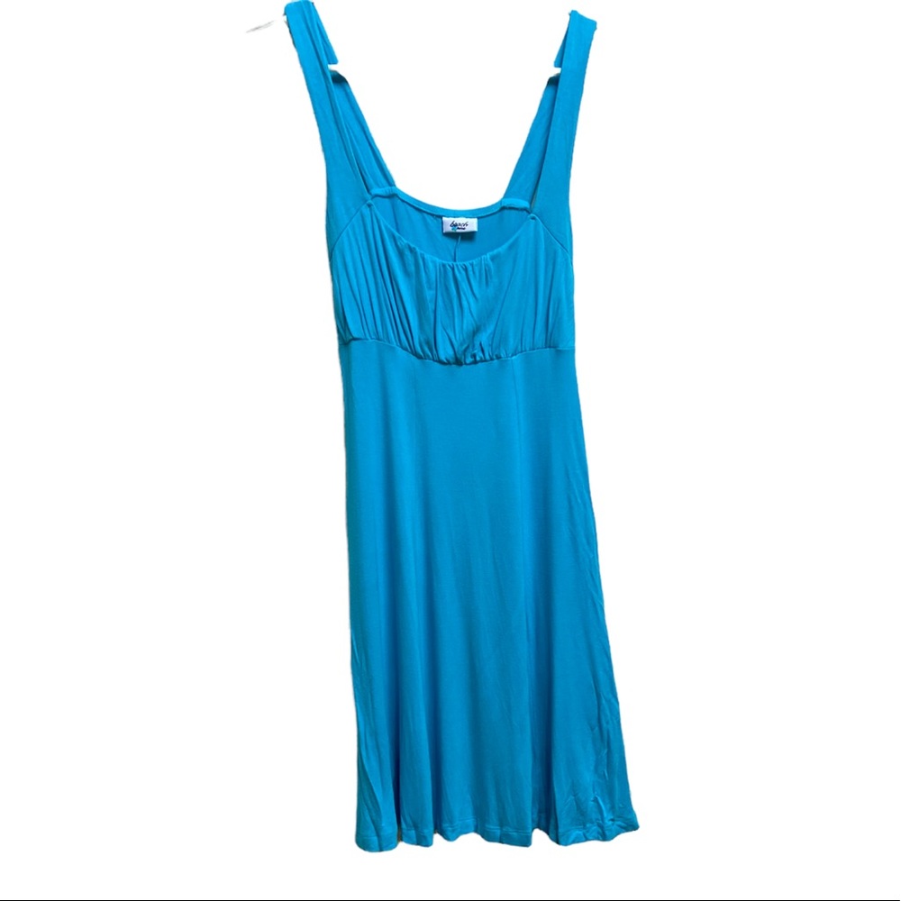 Beach time teal strapped summer dress